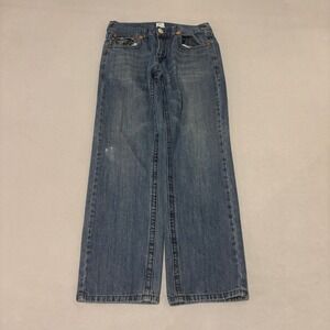 True Religion Joey Super T Mens Blue Jeans 34x34 Y2K Grunge Flap Pocket USA